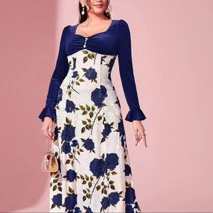 Long floral Maxi dress💕